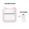 Mini Photo Printer For IPhone/Android,1000mAh Portable Thermal Photo Printer For Gift Study Notes Work Children Photo Picture Memo Color Pink