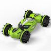 Amphibious Remote Control Car Remote Control Stunt Car RC Car 2.4GHz Transforming Electric Car Green