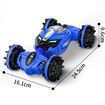 Amphibious Remote Control Car Remote Control Stunt Car RC Car 2.4GHz Transforming Electric Car Green
