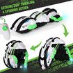 RC Cars 360° Roll Stunt Car Toys with LED Lights 2.4Ghz Remote Control Snake Toy Birthday Gift Suitable for Boy 6-12 Year Old