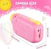 Digital Camcorder for Kids, Christmas Birthday Gifts for Boys and Girls, Toddler Video Recorder HD 1080P 2.4 Screen(Pink)