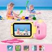Digital Camcorder for Kids, Christmas Birthday Gifts for Boys and Girls, Toddler Video Recorder HD 1080P 2.4 Screen(Pink)
