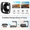 5K Video Camera Camcorder,48MP UHD Wifi IR Night Vision Vlogging Camera,16X Digital Zoom Touch Screen Vlog Camera with External Microphone,Lens Hood,Stabilizer,2 Batteries