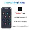 10m 100led Remote Control LED Christmas String Lights Smart Fairy string Waterproof Holiday wedding Garden Home Decoration