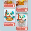 Bear Bathtub Bubble Maker Kids Electric Cartoon Animal Bubble Blower Bubble Machine Bath Toy with Music