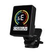 Guitar Tuner Clip, Rechargeable Multifunction Tuner High Accuracy Acoustics Calibration Tuner Digital Electronic Tuner for Mandolin Violin
