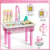 Kids Kitchen Sink Wash Basin Tap Playset Faucet Pretend Role Play Toy Imaginative Simulation Unit Automatic Water Circulation System