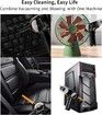 2 in 1 Handheld Vacuum Cleaner, Portable Car Vacuum Blower for Home, Car, Pet, Keyboard Cleaning, Black