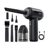 Compressed Air Duster, 2 in 1 12000RPM Electric Air Blower, for Keyboard Cleaner, Rechargeable AIC Tank for Office Computer