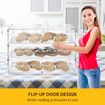 Cupcake Display Cabinet Acrylic Cake Bakery Shelf Unit Case 3 Tier Stand Model Donut Muffin Pastry Toy Showcase Retail Countertop Clear 5mm