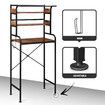Over Toilet Shelf Rack 3 Tier Towel Storage Unit Bathroom Organiser Shelves Shower Washing Machine Laundry Airing Space Saver