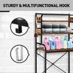 Over Toilet Shelf Rack 3 Tier Towel Storage Unit Bathroom Organiser Shelves Shower Washing Machine Laundry Airing Space Saver