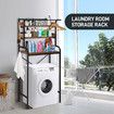 Over Toilet Shelf Rack 3 Tier Towel Storage Unit Bathroom Organiser Shelves Shower Washing Machine Laundry Airing Space Saver