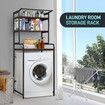 Over Toilet Shelf Rack 3 Tier Storage Unit Bathroom Towel Organiser Shelves Washing Machine Shower Laundry Space Saver Airing