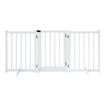 Dog Fence Pet Gate Puppy Safety Guard Indoor Wooden Playpen Foldable Cat Barrier Protection Net Stair Partition White 3Panels