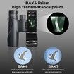 12x32 Compact Binoculars for Kids and Adults, IP65 Waterproof and Neck Strap for Bird Watching Hunting Travel Camping Stargazing