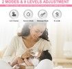 Double Electric Breast Pump with Massage Function, Breastfeeding Pump with 2 Modes and 9 Levels