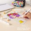 Markers Brush Tip Double Tipped Art Alcohol Marker Set for Artist kids Adults Coloring Sketching Drawing Illustrations 60 Colors