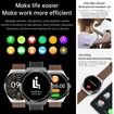 2 in 1 Smart Watch with Earbuds 1.28" Watch TWS HiFi Stereo Wireless Headset Combo Bluetooth Phone Call for Android iOS (Silver)