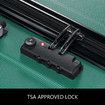 4 Piece Luggage Set Travel Suitcase Traveller Bag Carry On Lightweight Checked Hard Shell Trolley TSA Lock Green