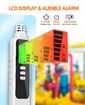 Gas Leak Detector Natural Gas Detector High Sensitivity with LCD Display Portable Gas Sniffer to Locate Gas Leak Sources Methane Propane for Home