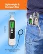 Gas Leak Detector Natural Gas Detector High Sensitivity with LCD Display Portable Gas Sniffer to Locate Gas Leak Sources Methane Propane for Home