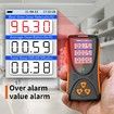 Geiger Counter Nuclear Radiation Detector Monitor Seafood waste Dosimeter,Rechargeable Beta Gamma X-ray Radiation Monitor with LCD Display