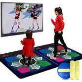 Dance Mat Double Gymnastics Fitness Equipment TV Compatible Sound Play Exercise 11mm Thick Birthday Gift Children