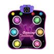 Dance Mat, Electronic Music Dance Pad with LED Lights and Wireless Bluetooth for Girl 4-12 Years Old