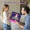 Dance Mat Toys for 3-12 Year Old Kids, Electronic Dance Pad with Light-up 6-Button and Wireless Bluetooth