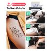 Phomemo M08F Wireless Tattoo Stencil Printer Tattoo Transfer Copier Machine with 10 Transfer Papers Compatible with Smartphone & PC