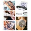 Phomemo M08F Wireless Tattoo Stencil Printer Tattoo Transfer Copier Machine with 10 Transfer Papers Compatible with Smartphone & PC