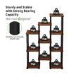 Plant Flower Pots Stand 10 Shelves Corner Shelf Unit Bookshelf Holder Garden Outdoor Indoor Tiered Potted Display Storage Rack