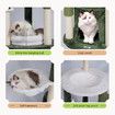165cm Cat Tree Tower Scratching Post Bed Sisal Scratcher House Furniture Stand Cave Condo Climbing Play Hammocks Platforms