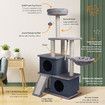 127cm Cat Tree Tower Scratching Post Bed Sisal Scratcher Furniture House Cave Condos Climbing Stand Gym Hammock Ramp