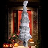 Scary Halloween Cocoon Corpse Decorations Life Size Hanging Outdoor Yard Tree Props 72 Inch Clearance