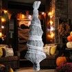 Scary Halloween Cocoon Corpse Decorations Life Size Hanging Outdoor Yard Tree Props 72 Inch Clearance