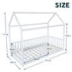 Bed Frame Wooden Single Size Timber House Wood Mattress Base Platform Kids Bedroom Furniture