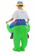 Inflatable ET Alien Costume Funny Blow up Costume Cosplay Party Christmas Halloween Costume for KIDS 120-150CM