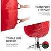 1pc Christmas Tree Cover Bag, Christmas Storage Bag, Vertical Tree Large Capacity Storage Bag With Drawstring,Red, Christmas Accessories 140cm*190cm