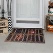 Halloween 3D Illusion Clown Doormat,Halloween Clown Drain Doormat,Home Christmas Decoration Doormat,Horror Movie Clown Halloween Area Carpet Decoration (40x60cm,Brown)