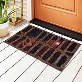 Halloween 3D Illusion Clown Doormat,Halloween Clown Drain Doormat,Home Christmas Decoration Doormat,Horror Movie Clown Halloween Area Carpet Decoration (40x60cm,Brown)
