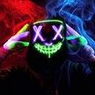 LED Gloves, Theefun Light Up Gloves with Cool Party Halloween Christmas Birthday Flashing Finger Led Gloves for Adult