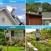 Owl Decoy to Scare Birds Squirrels,Upgraded Plastic Owl Decoy to Scare Birds Away,Motion Activated Owl Decoy with 360 Rotating Head,Garden Owls to Frighten Birds for Outdoor Garden Yard