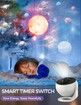12 in 1 Galaxy Star Projector 360° Rotating Nebula Projector Lamp, Timed Starry Night Light Projector for Kids,Home Theater, Ceiling, Room Decoration