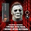 Halloween Michael Myers Mask Black Full Head Cosplay Scary Horror Mask for Halloween Party