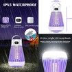 Bug Zapper Outdoor Indoor Mosquito and Fly Killer Electric Rechargeable Insect Trap Cordless Bug Zappers USB Bug Bulb LED Light Mosquito Trap