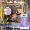 Bug Zapper Outdoor Indoor Mosquito and Fly Killer Electric Rechargeable Insect Trap Cordless Bug Zappers USB Bug Bulb LED Light Mosquito Trap