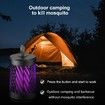 Bug Zapper Indoor Electric Bug Zapper Outdoor 2 in 1 Mosquito Zapper Mosquito Trap, Fly Zapper Indoor Fly Killer for Home, Patio, Garden