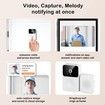 Video Doorbell Camera Smart Remote Visual Doorbell With Voice Change HD Night Vision Auto Capture Cloud Storage